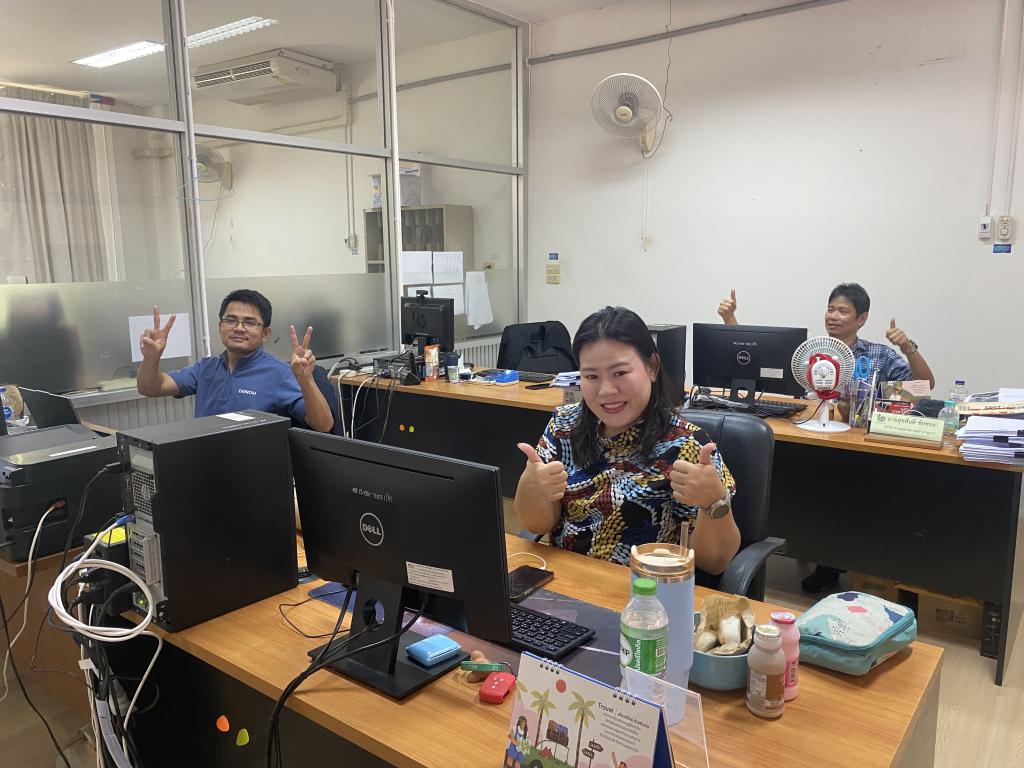 ดีพร้อม เซ็นเตอร์ 6 กับ สภาพบรรยากาศในการทำงาน หรือสภาพแวดล้อมเปลี่ยนแปลงในทางที่ดีขึ้น