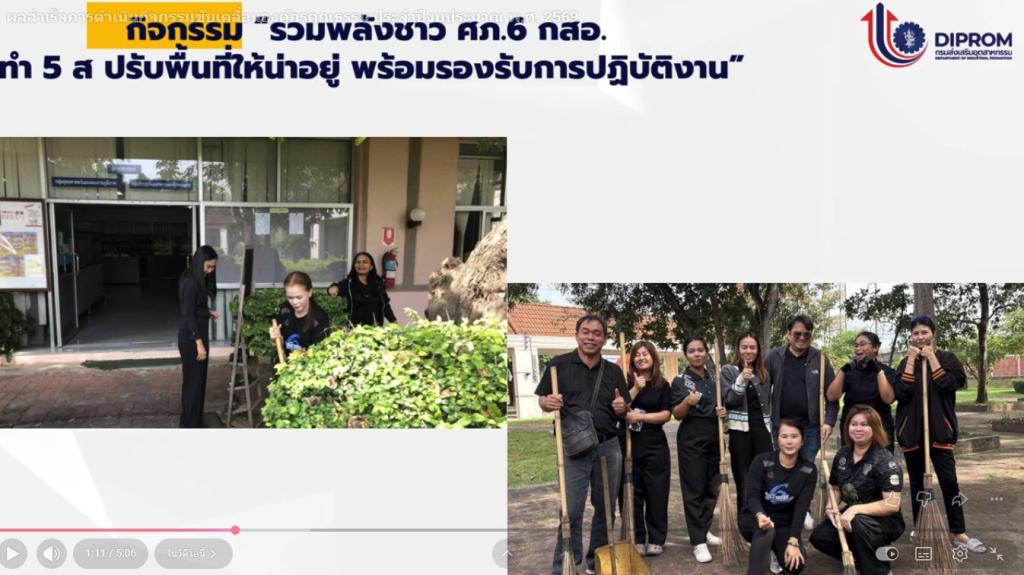 ดีพร้อม เซ็นเตอร์ 6 เผยแพร่ผลสำเร็จการดำเนินกิจกรรมตามแผนปฏิบัติการด้านส่งเสริมคุณธรรม จริยธรรม ประจำปีงบประมาณ พ.ศ. 2569